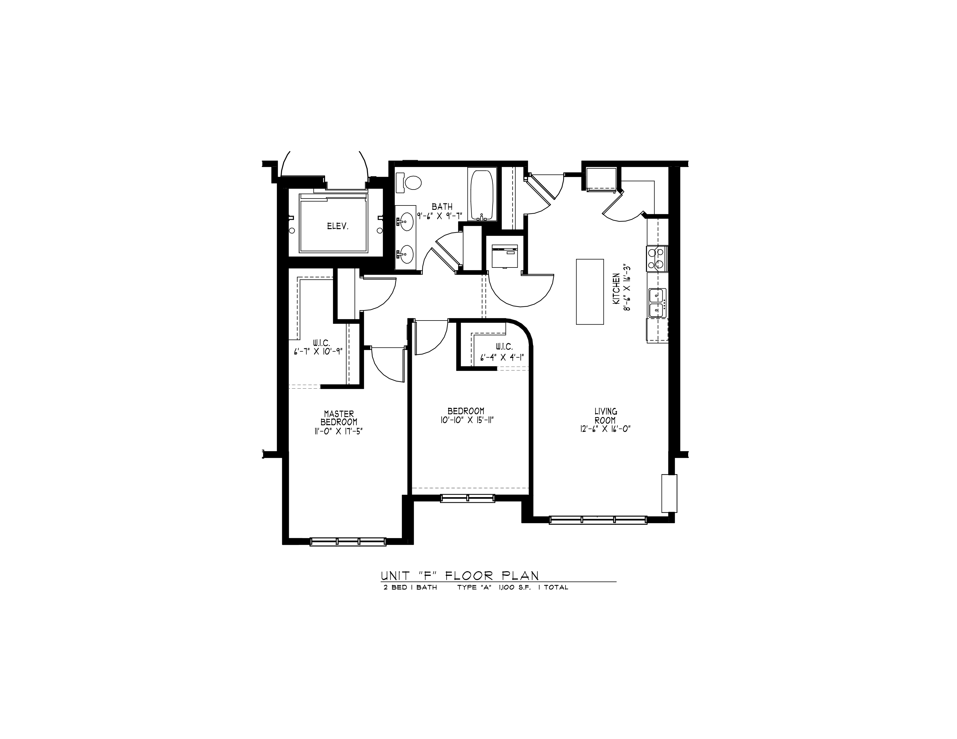 2 Bedroom Floor Plan 4