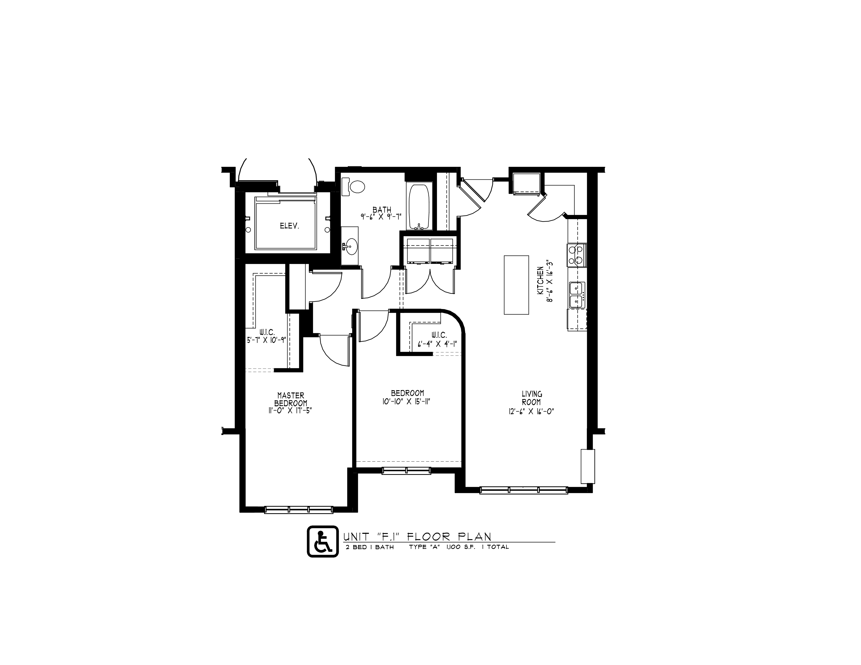 2 Bedroom Floor Plan 5