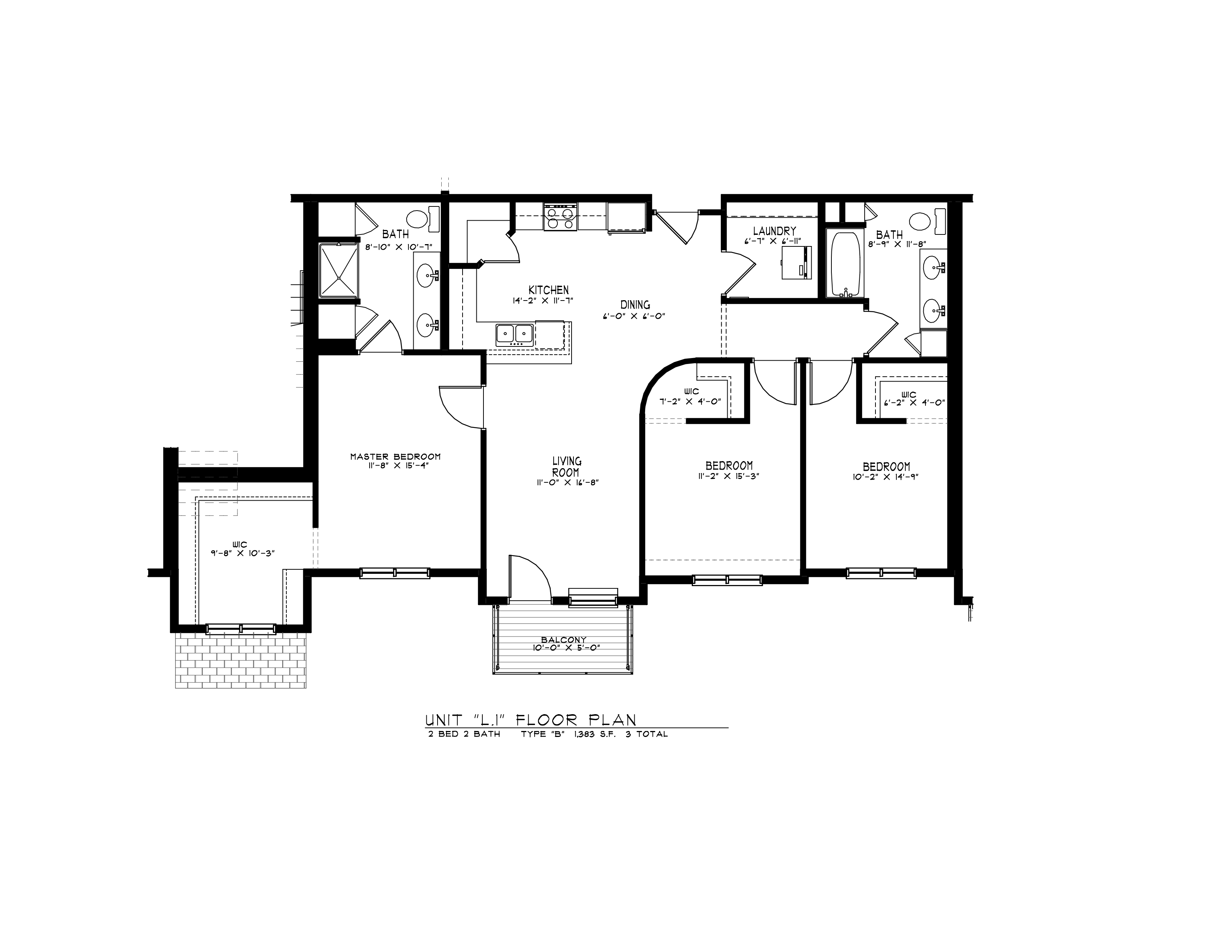 3 Bedroom Floor Plan 2